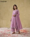 K 1135 By Naisha Mul Cotton Kurti With Bottom Dupatta
